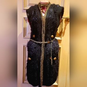 Marc Jacobs mini dress- vest, black,size 4